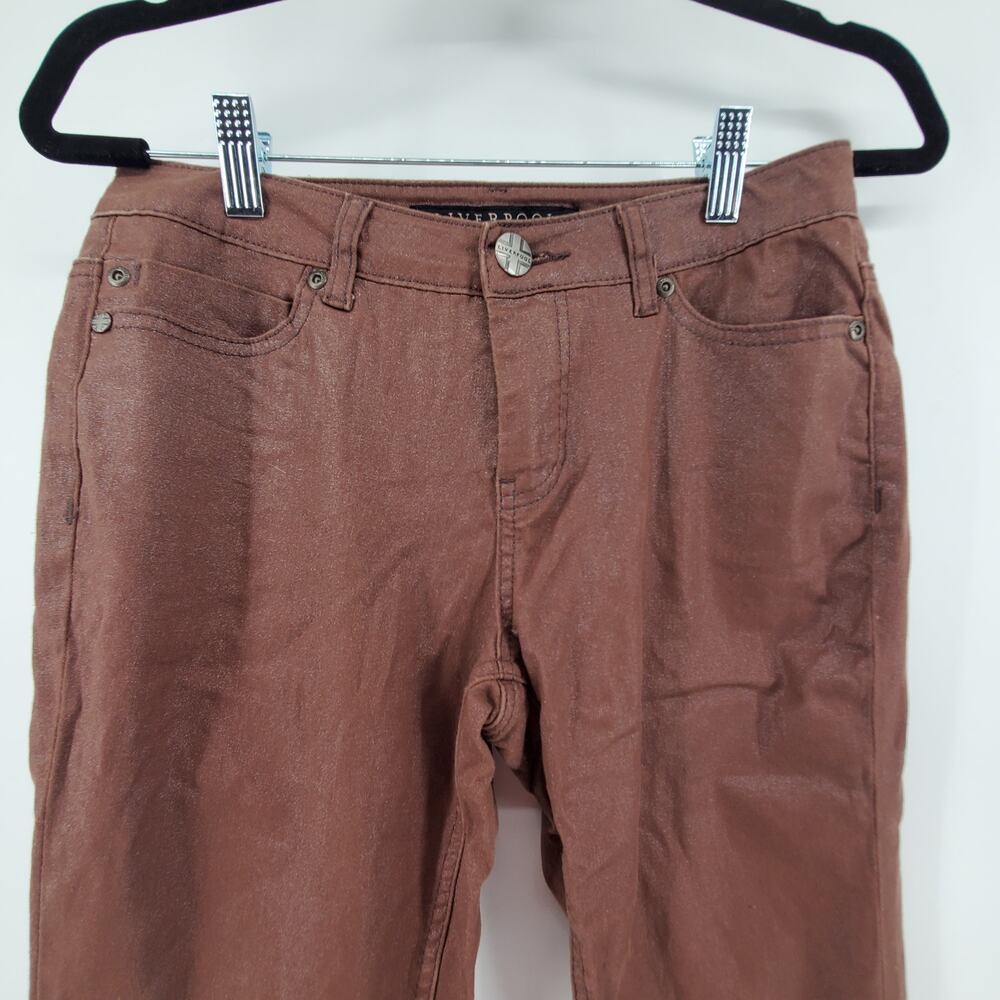 LIVERPOOL Jeans Co. Abby Skinny Mahogany Brown Gunmetal Jeans| 26/2 - Picture 3 of 10